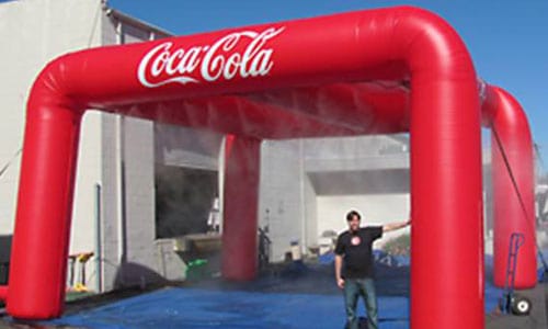 Giant Inflatable Misting Tunnel