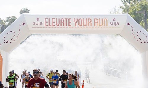Giant Inflatable Misting Tunnel to elevate your run