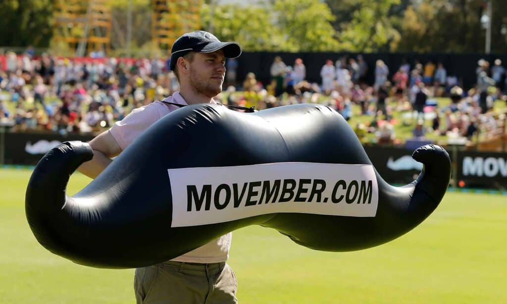 giant Inflatable replicas for movember