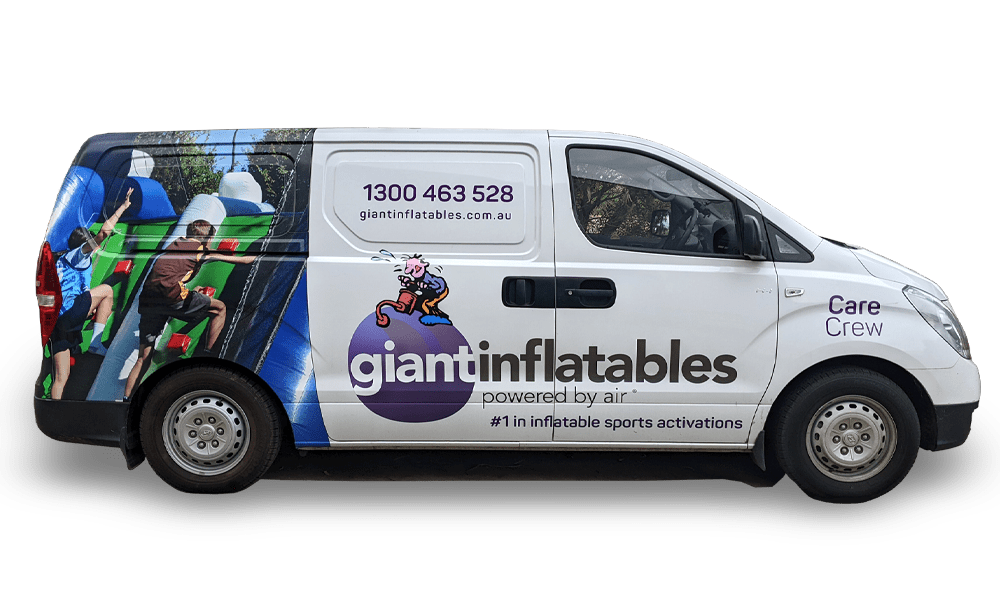 Giant Inflatables setup and bumpout services