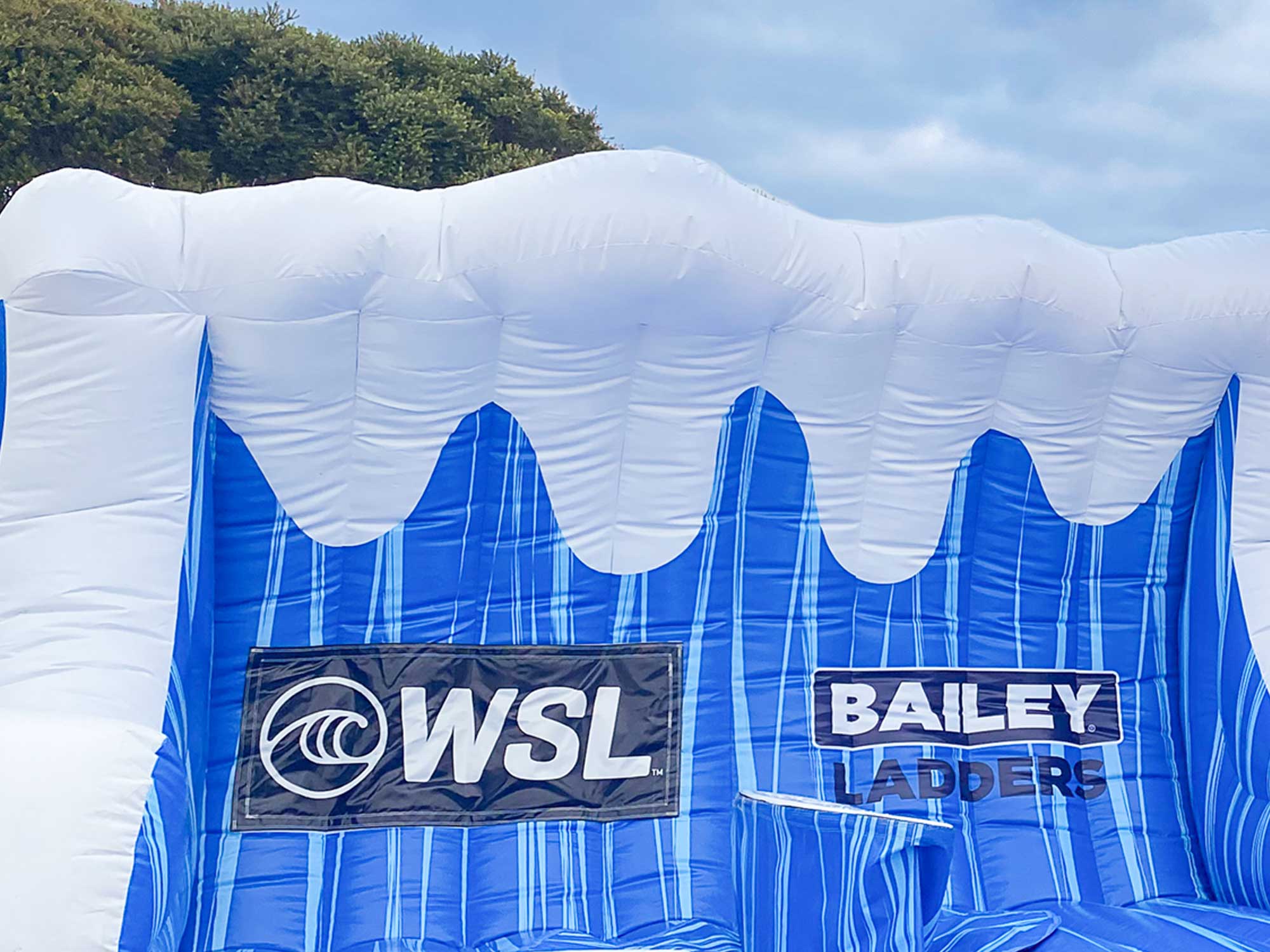 Extra prominent branding was added to the inflatable to create a strong brand identity, allowing attendees to immediately associate Bailey Ladders with the event and the activation.