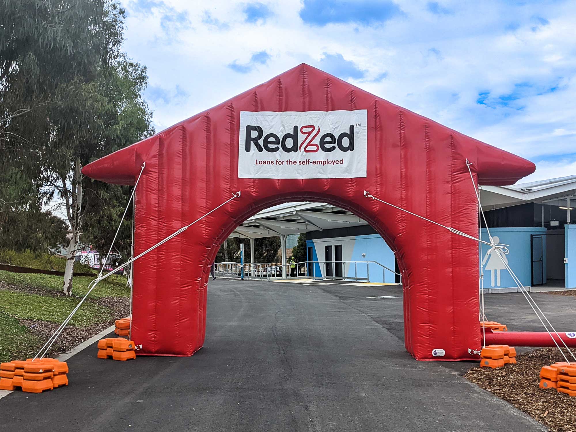After three years of regular use, the RedZed arch remains a key marketing tool for RedZed.