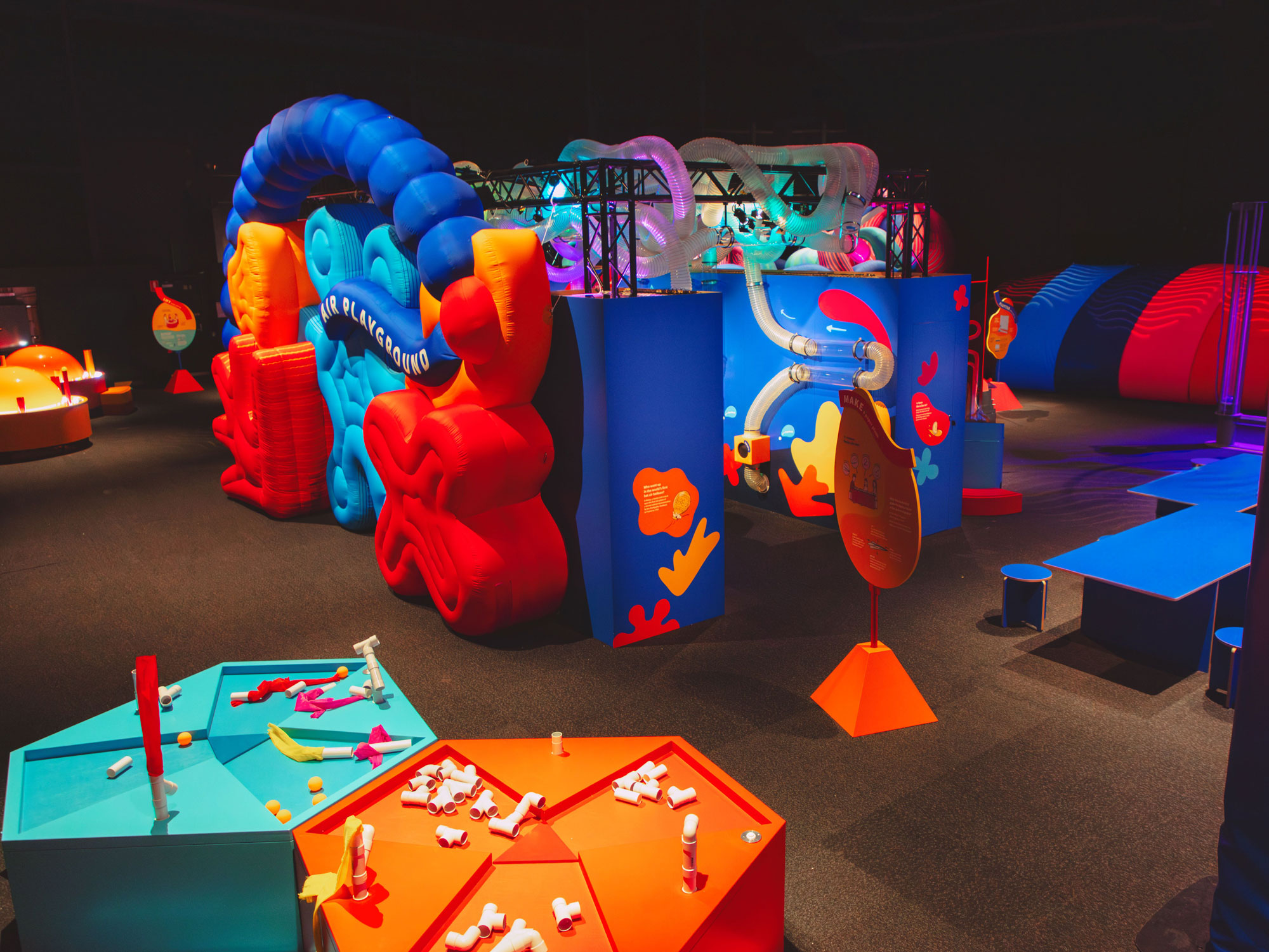 Inflatable Indoor Playground for Science Works activation product
