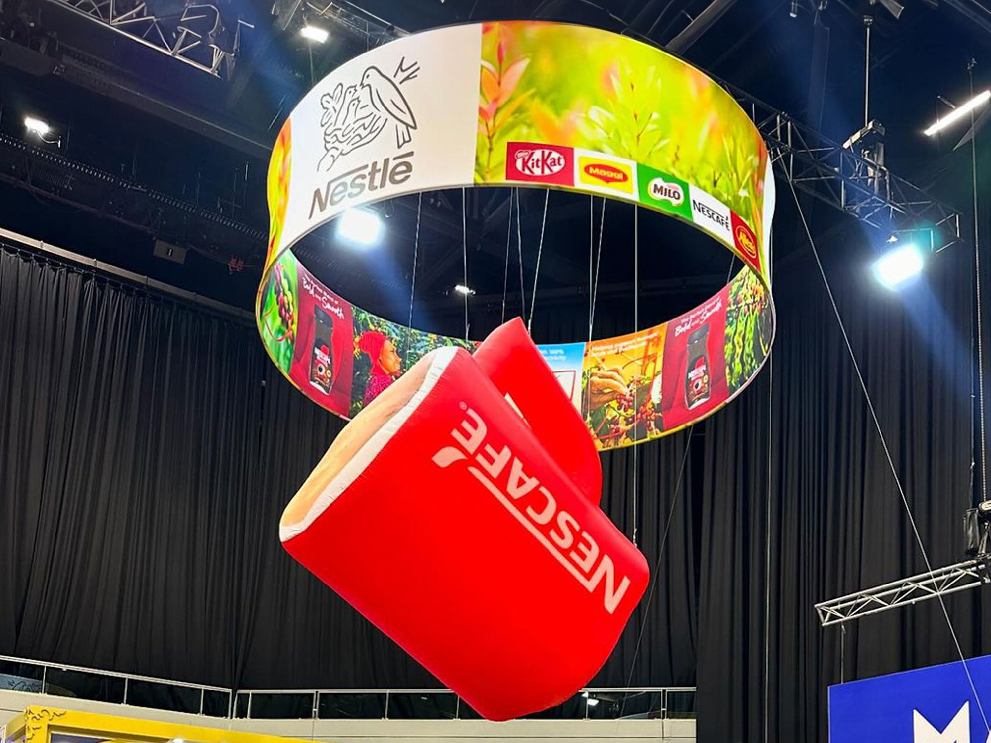 Proven Exhibit Designers Enhance Presence with Inflatables