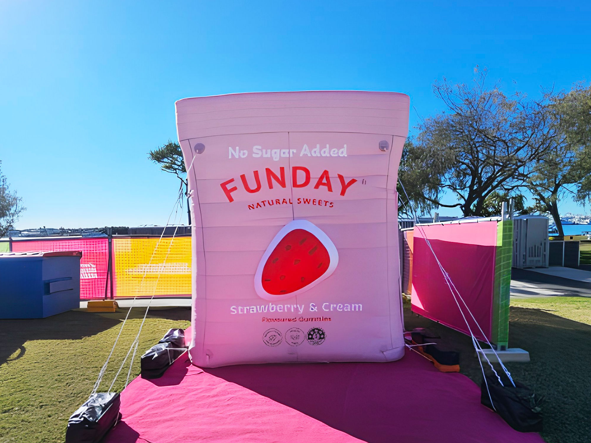 Scott's Inflatable Interesting Funday's Inflatable Product Replica for Brand Activation