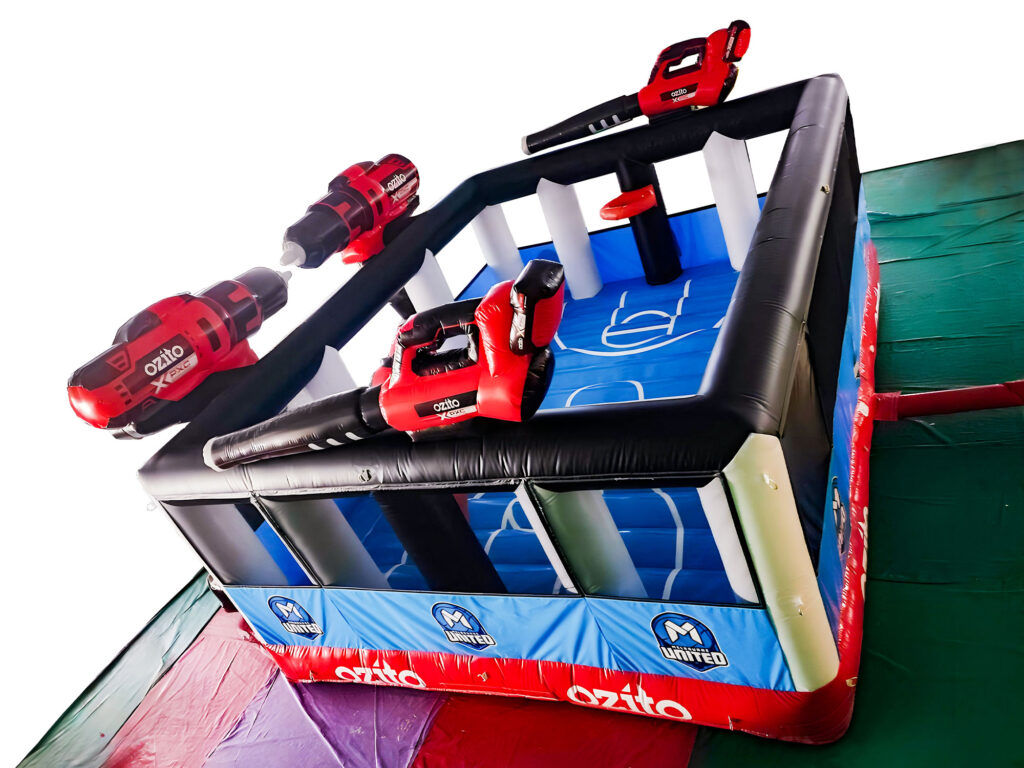 Ozito tools custom inflatable brand activation secondary image