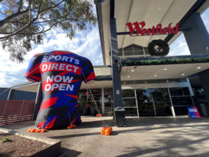 Giant Inflatable Jersey Replica for Sports Direct Opening featured image