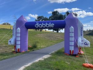 Dabble Drives Engagement at Cathedral Invitational with Custom Advertising Inflatables