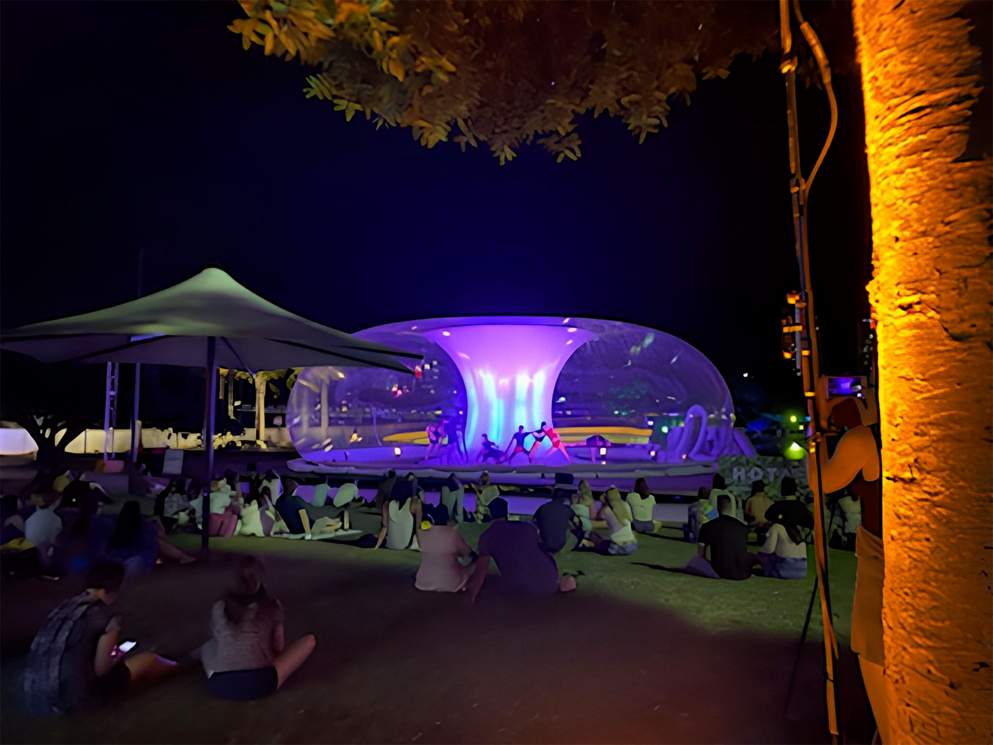 Inflatable Stage for the Performing Arts