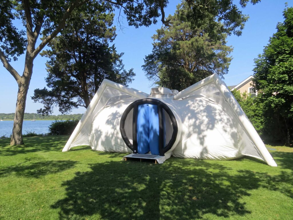 Temporary Inflatable Controlled Shelter